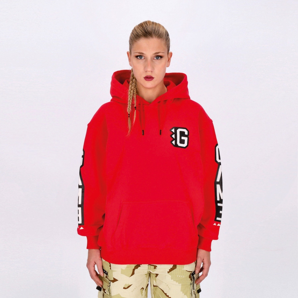 felpa cappuccio uomo armscript g-hoodie ROYAL RED