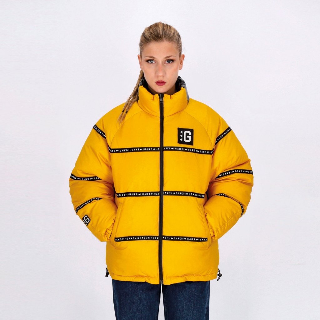 piumino uomo the lost tapes reverseable g-puffer jacket MUSTARD/BLACK