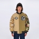 giubbotto college uomo respect loyalty truth varsity jacket WOODLAND/DESERT SAND