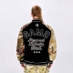giubbotto college uomo respect loyalty truth varsity jacket WOODLAND/DESERT SAND