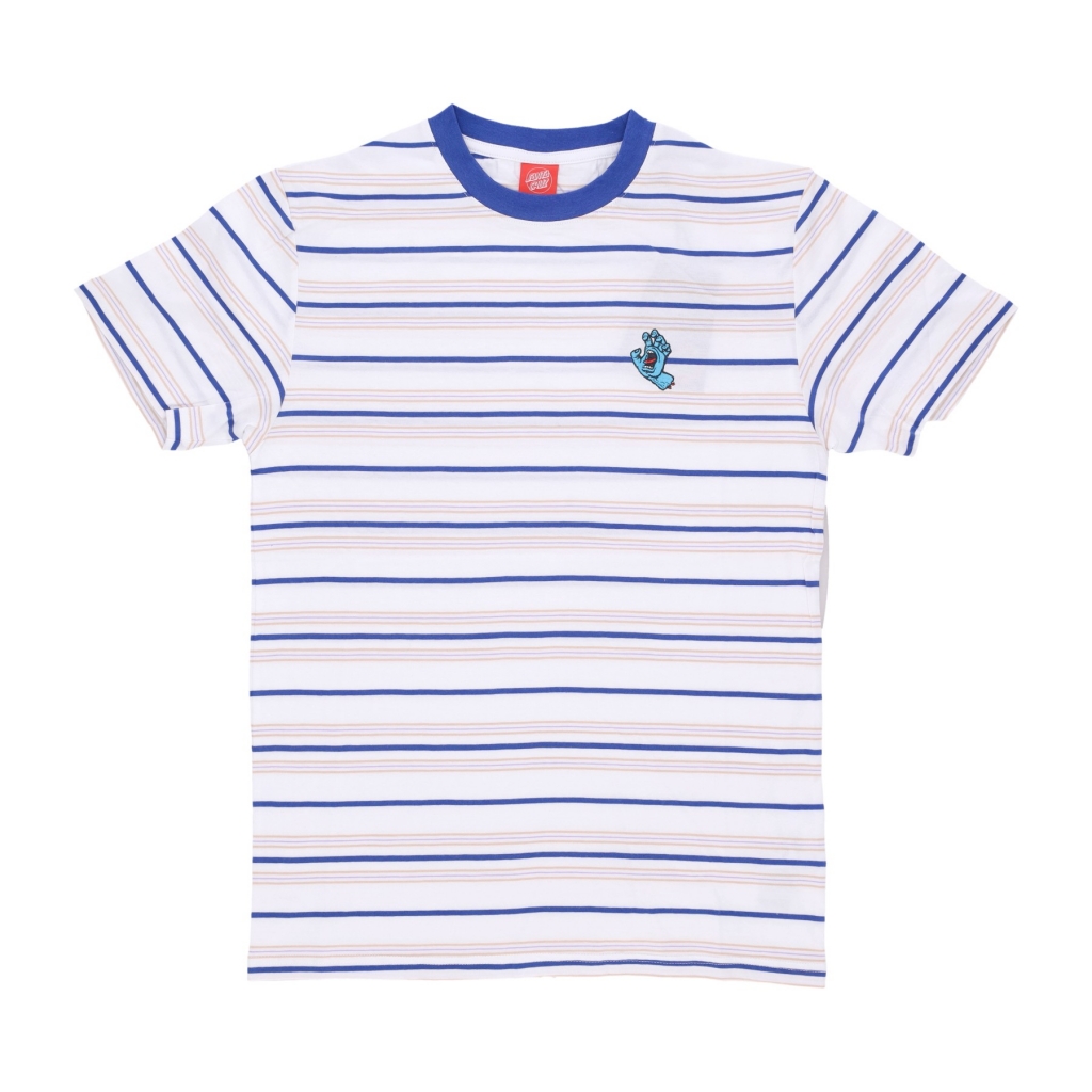 maglietta uomo mini hand stripe tee WHITE STRIPE