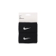 polsino uomo swoosh dw wristbands BLACK/WHITE