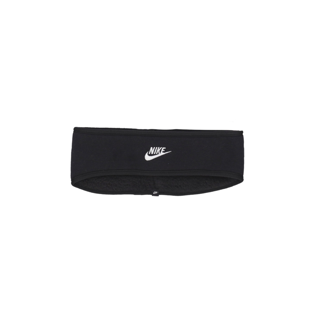 fascetta donna w headband club fleece BLACK/WHITE