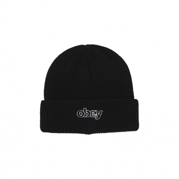 cappello uomo throwback beanie BLACK