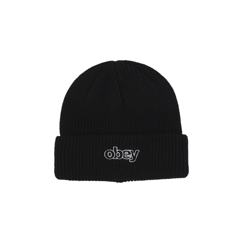 cappello uomo throwback beanie BLACK