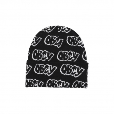 cappello uomo good times beanie BLACK MULTI