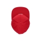 cappellino visiera piatta uomo script snapback RED