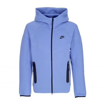 felpa leggera cappuccio zip uomo tech fleece full-zip windrunner hoodie POLAR/BLACK