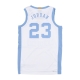 canotta basket uomo ncaa dri-fit limited retro jersey no 23 michael jordan unchee WHITE/VALOR BLUE/VALOR BLUE