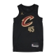 canotta basket uomo nba statement edition dri-fit swingman jersey no 45 donovan mitchell clecav BLACK