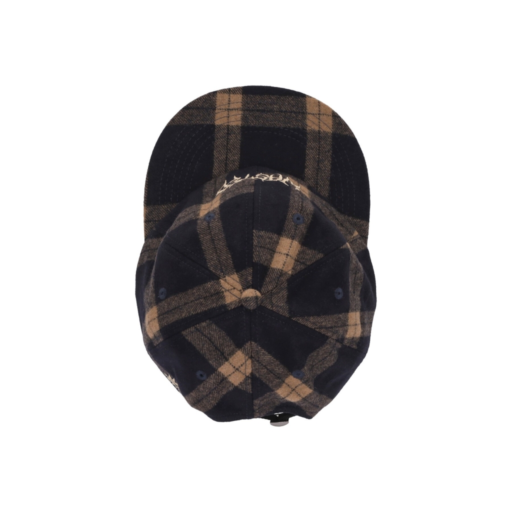 cappellino visiera piatta uomo feeler oshyn cord cap NAVY/DUNE