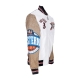 giubbotto bomber uomo nba burst warm up jacket no 3 allen iverson phi76e MULTI/WHITE