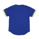 casacca bottoni uomo nba on the clock mesh button front golwar ROYAL
