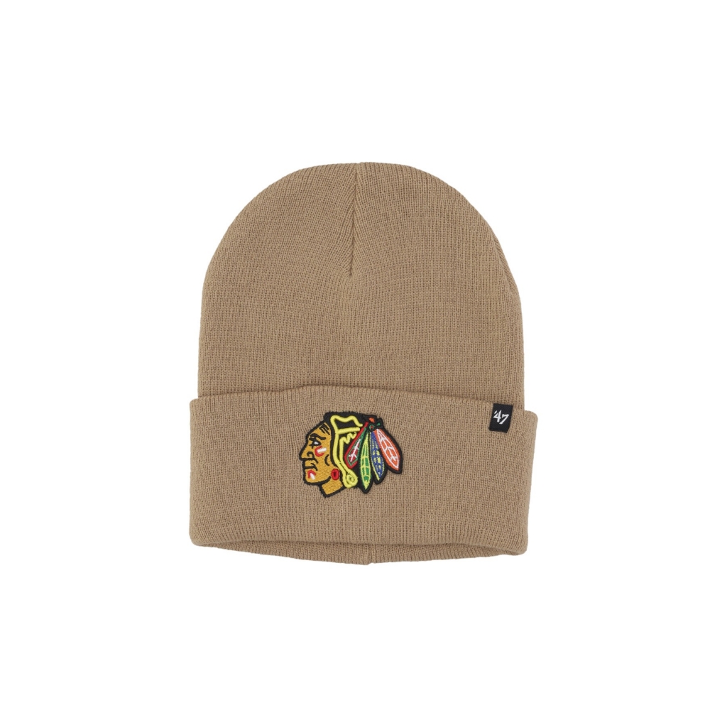 cappello uomo nhl haymaker cuff knit chibla KHAKI