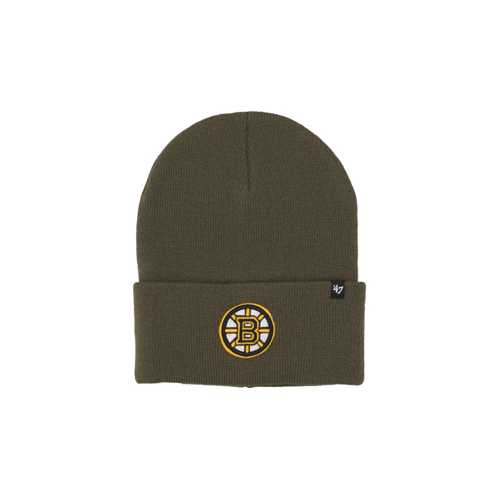 cappello uomo nhl haymaker cuff knit bosbru SANDALWOOD
