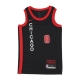 canotta basket uomo nba city edition 23 swingman jersey no 8 zach lavine chibul BLACK/UNIVERSITY RED