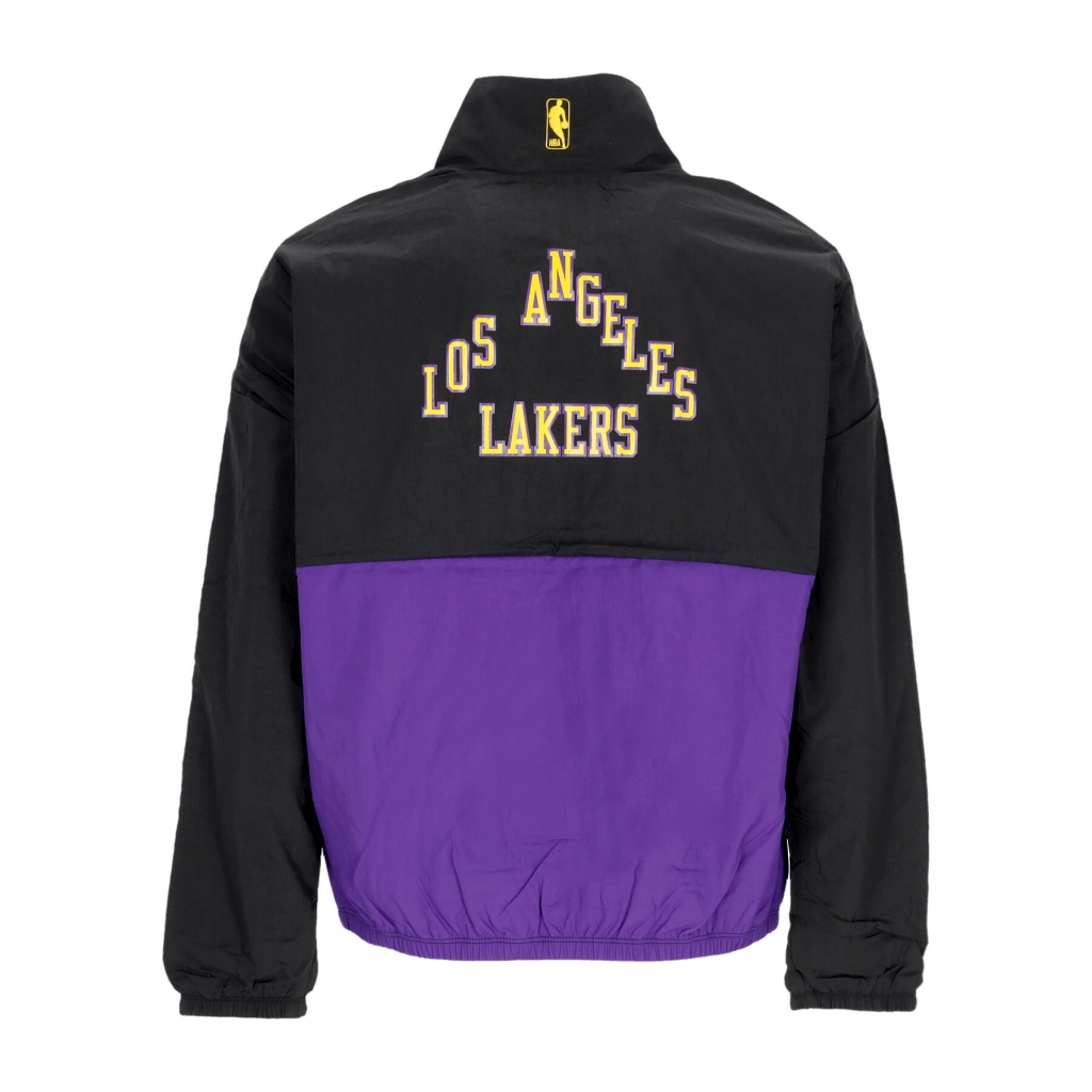 giacca a vento uomo nba city edition 2023/24 starting 5 jacket loslak BLACK/FIELD PURPLE/BLACK