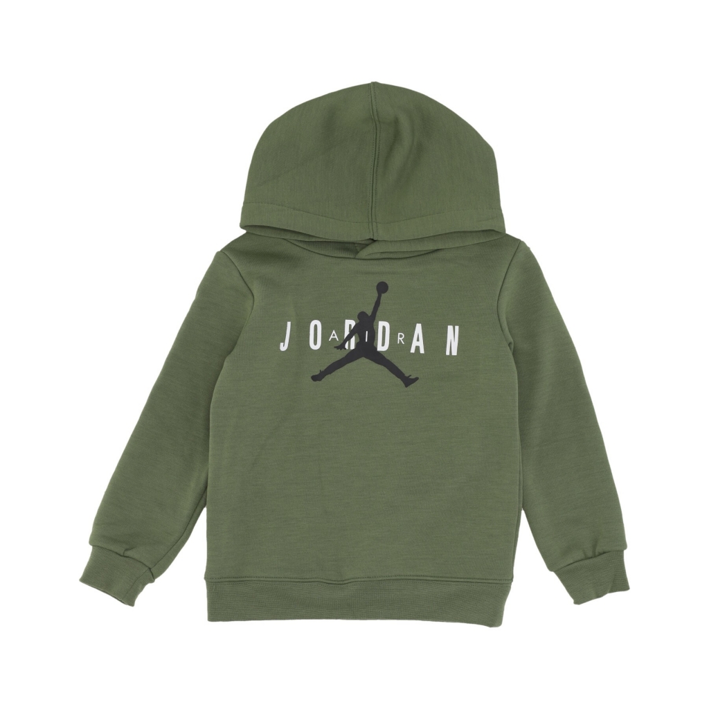 completo tuta bambino sustainable po hoodie SKY J/LT OLIVE