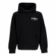 felpa cappuccio uomo only script hooded BLACK/WHITE