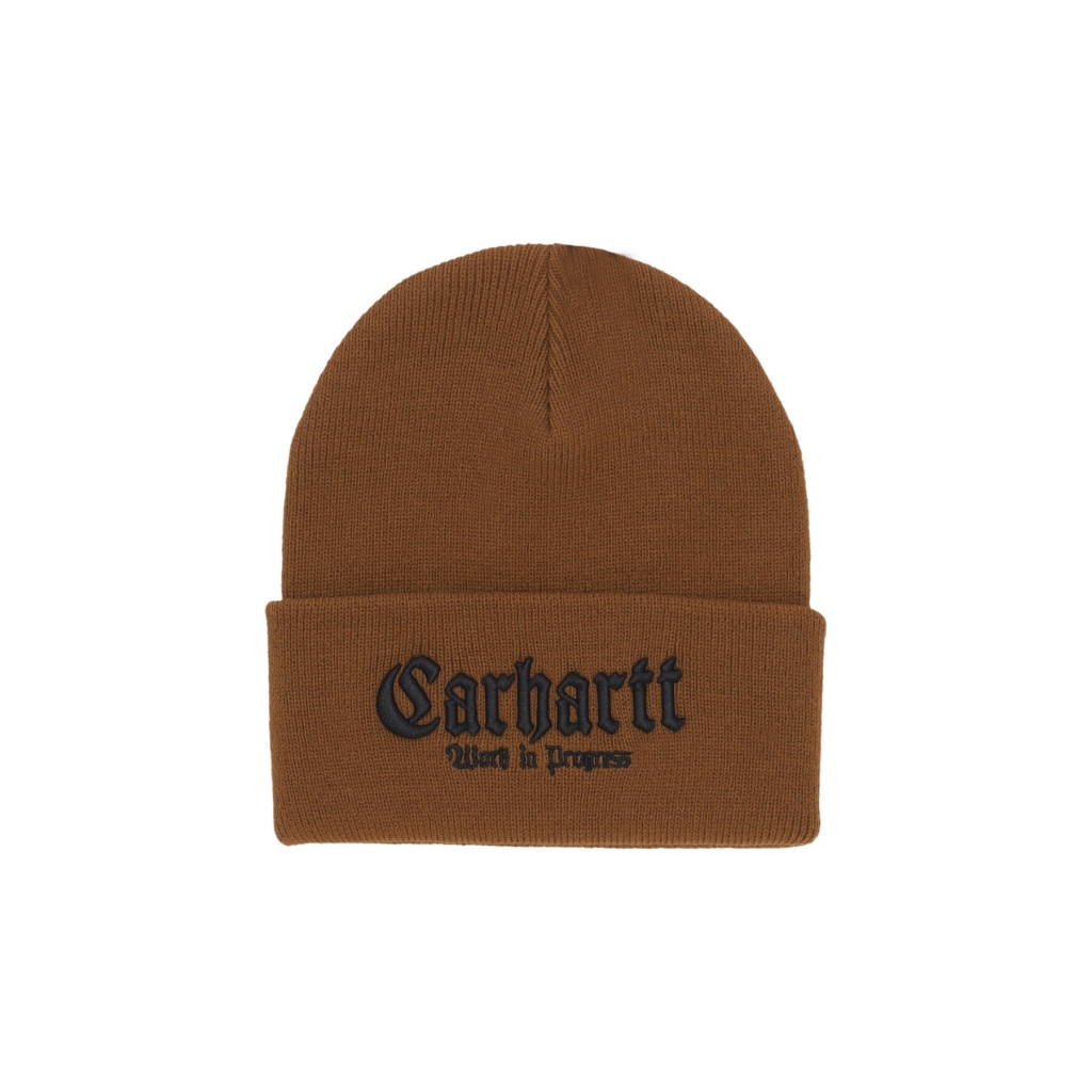 cappello uomo onyx beanie HAMILTON BROWN/BLACK