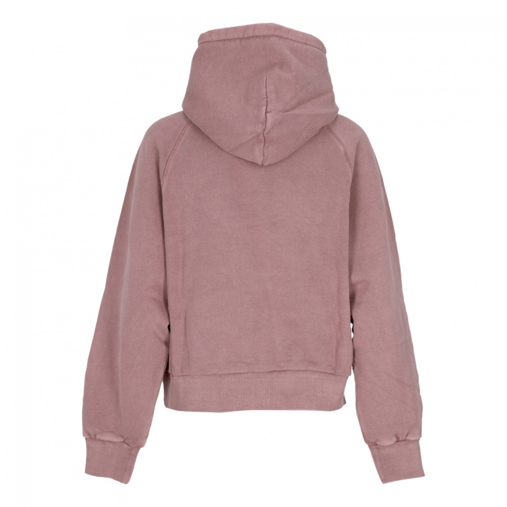 felpa cappuccio corta donna w taos hoodie DAPHNE GARMENT DYED