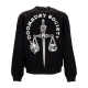 giubbotto uomo justice varsity crewneck BLACK