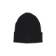 cappello uomo tonal 3d embroidery beanie BLACK