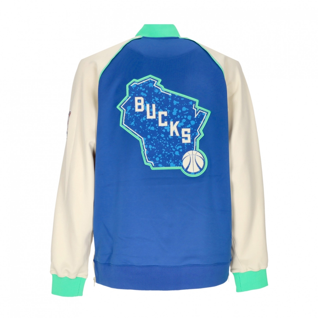 felpa leggera college uomo nba city edition dri-fit showtime l/s full-zip jacket milbuc GAME ROYAL/FLAT OPAL/GREEN SHOCK
