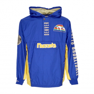giacca a vento infilabile uomo nba team og 20 anorak windbreaker vintage logo dennug ORIGINAL TEAM COLORS