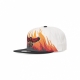 cappellino visiera piatta uomo nba hot fire hwc atlhaw WHITE/ORIGINAL TEAM COLORS