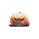 cappellino visiera piatta uomo nba hot fire hwc atlhaw WHITE/ORIGINAL TEAM COLORS