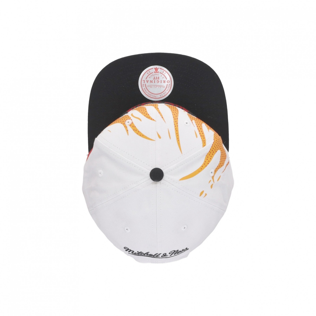 cappellino visiera piatta uomo nba hot fire hwc atlhaw WHITE/ORIGINAL TEAM COLORS
