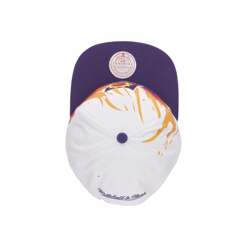 cappellino visiera piatta uomo nba hot fire hwc phosun WHITE/ORIGINAL TEAM COLORS