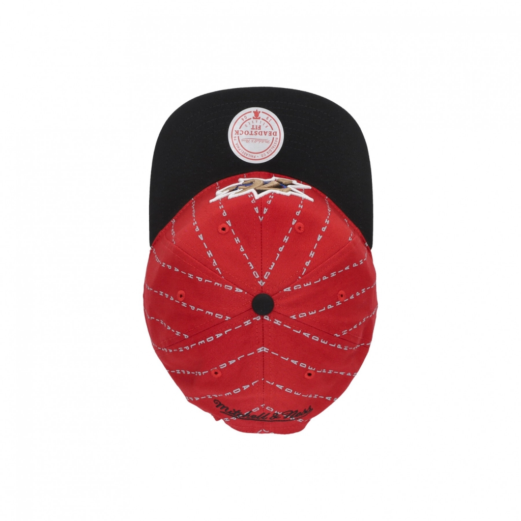 cappellino visiera piatta uomo nba city pinstripe deadstock hwc phi76e ORIGINAL TEAM COLORS