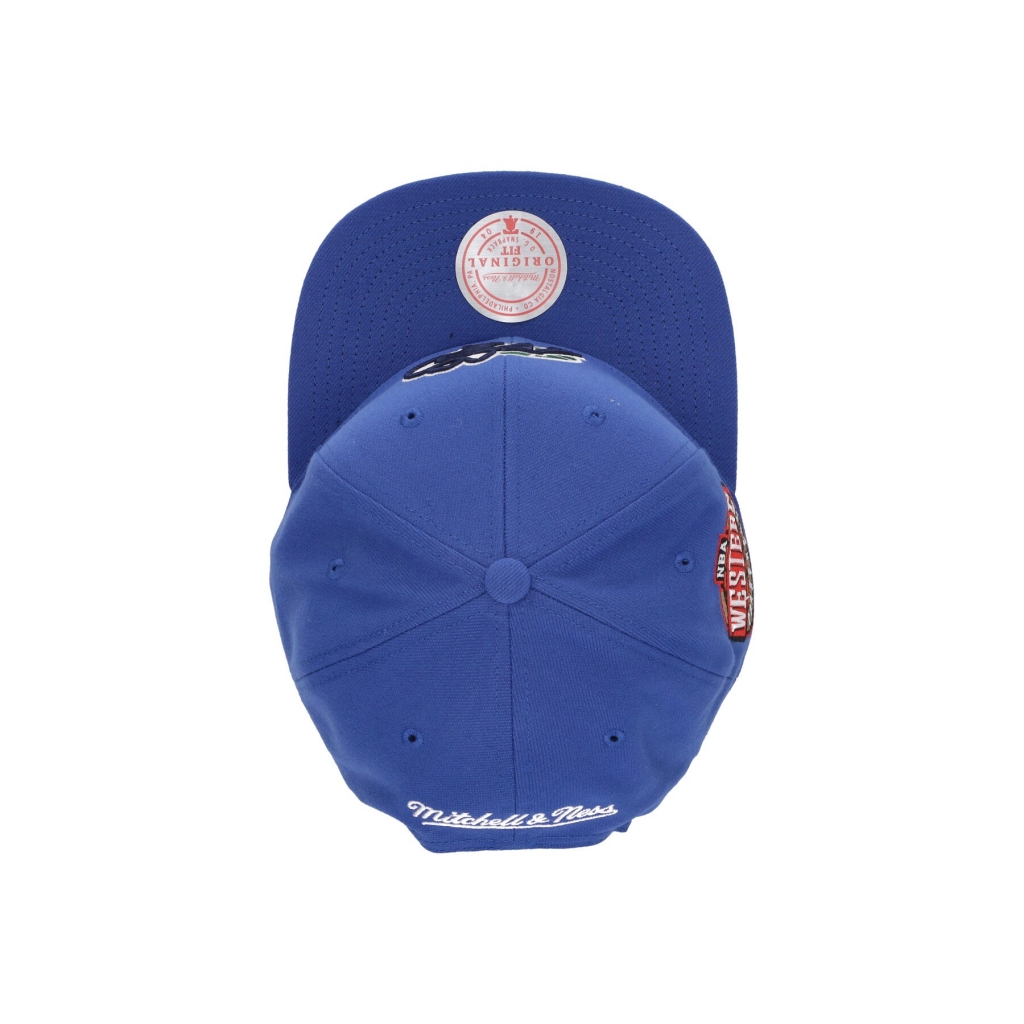 cappellino visiera piatta uomo nba conference patch hwc dalmav BLUE
