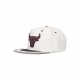 cappellino visiera piatta uomo nba day 4 snapback chibul WHITE/SILVER