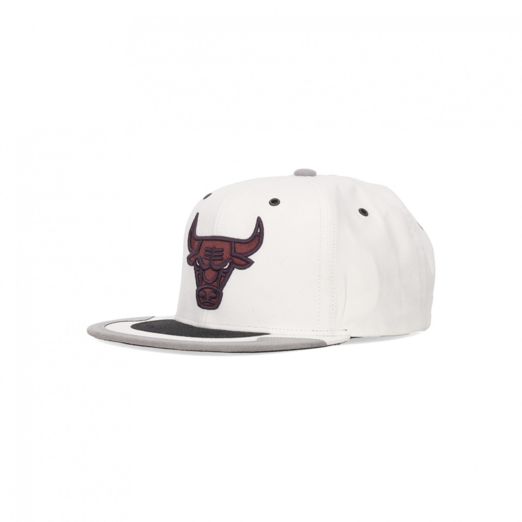 cappellino visiera piatta uomo nba day 4 snapback chibul WHITE/SILVER