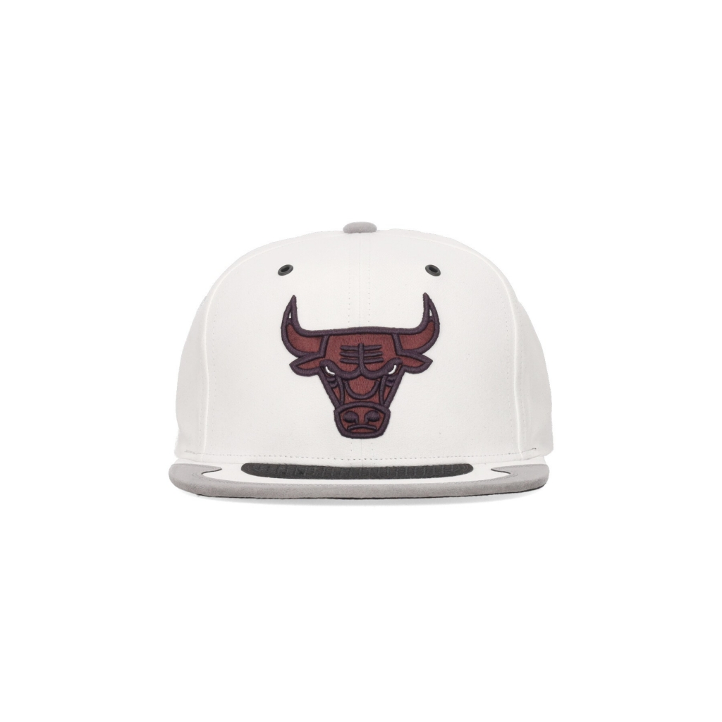 cappellino visiera piatta uomo nba day 4 snapback chibul WHITE/SILVER