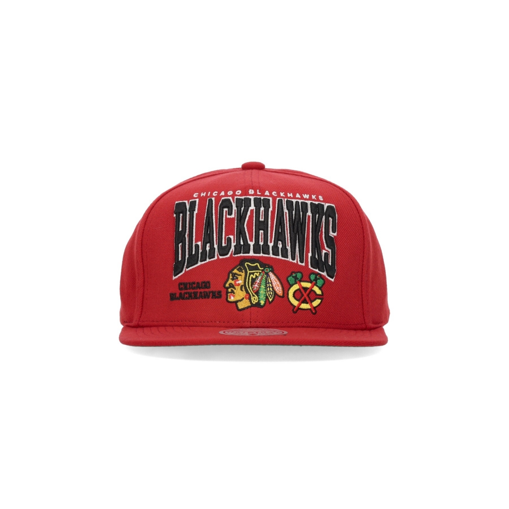 cappellino visiera piatta uomo nhl champ stack hwc chibla ORIGINAL TEAM COLORS