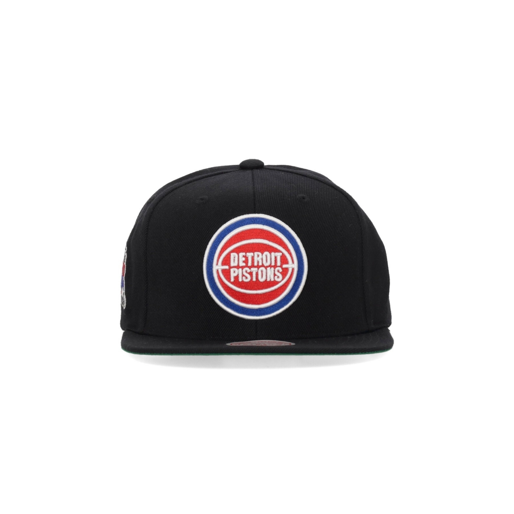 cappellino visiera piatta uomo nba top spot hwc detpis BLACK