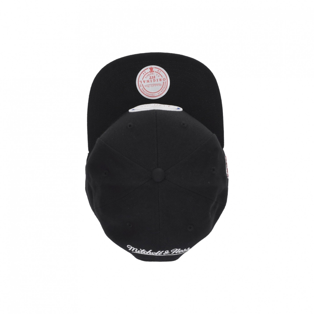 cappellino visiera piatta uomo nba top spot hwc detpis BLACK