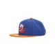 cappellino visiera piatta uomo nhl team 2 tone 20 snapback neyisl NAVY/ORANGE