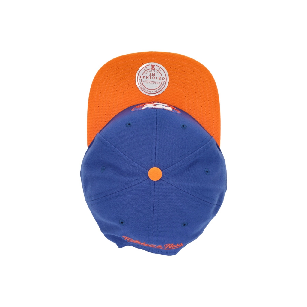 cappellino visiera piatta uomo nhl team 2 tone 20 snapback neyisl NAVY/ORANGE