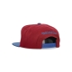 cappellino visiera piatta uomo nhl team 2 tone 20 snapback colava RED/LIGHT BLUE