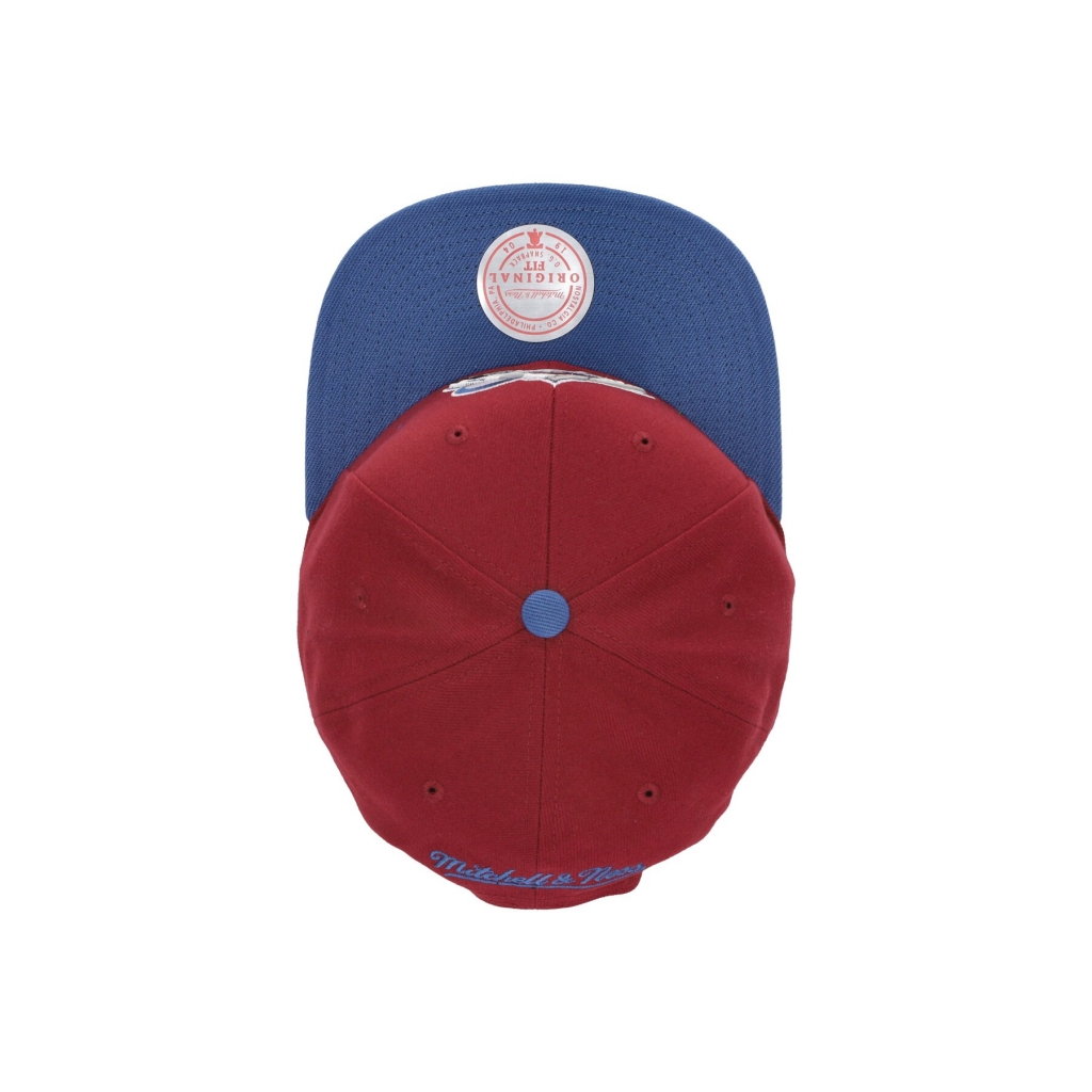 cappellino visiera piatta uomo nhl team 2 tone 20 snapback colava RED/LIGHT BLUE