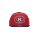 cappellino visiera piatta uomo nhl team 2 tone 20 snapback moncan RED/ROYAL
