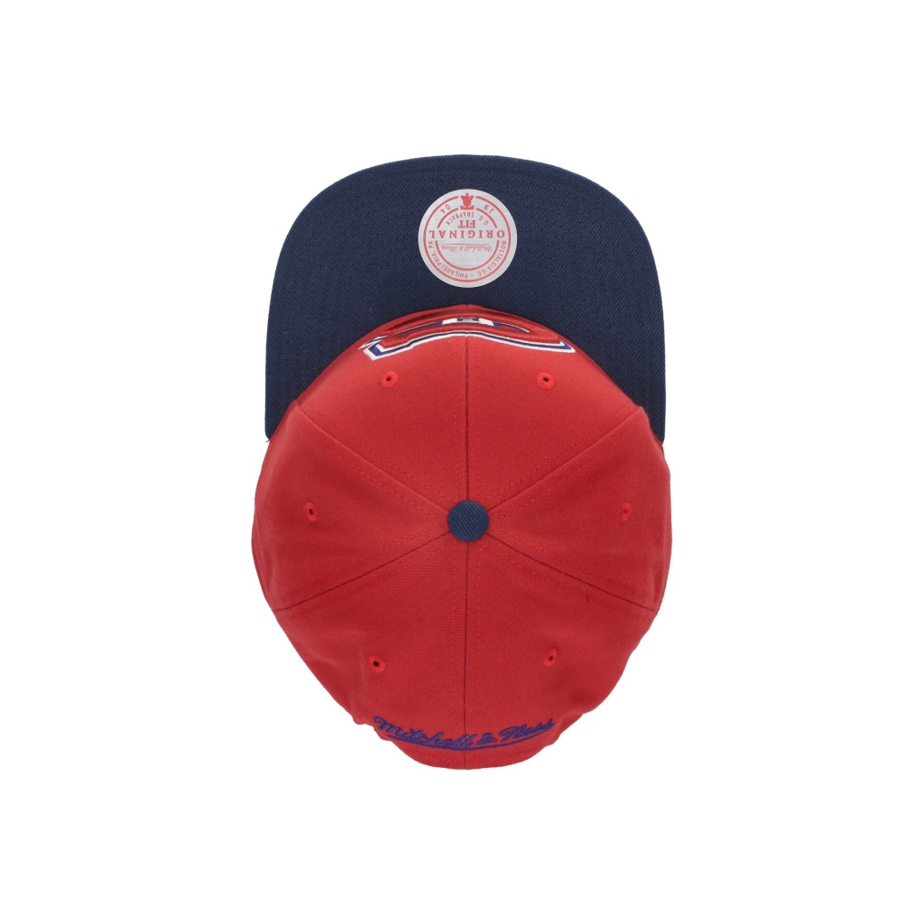 cappellino visiera piatta uomo nhl team 2 tone 20 snapback moncan RED/ROYAL