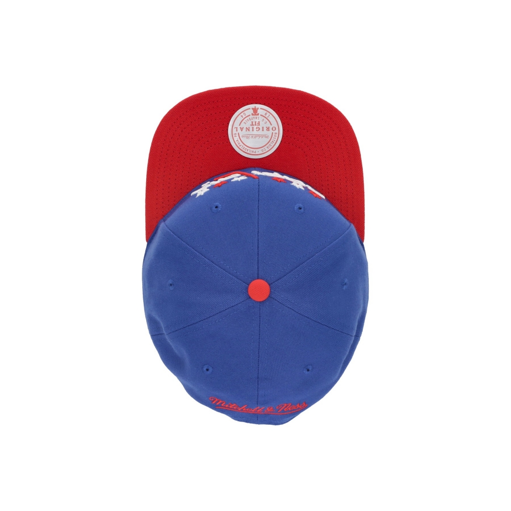 cappellino visiera piatta uomo nhl team 2 tone 20 snapback wascap ROYAL/RED