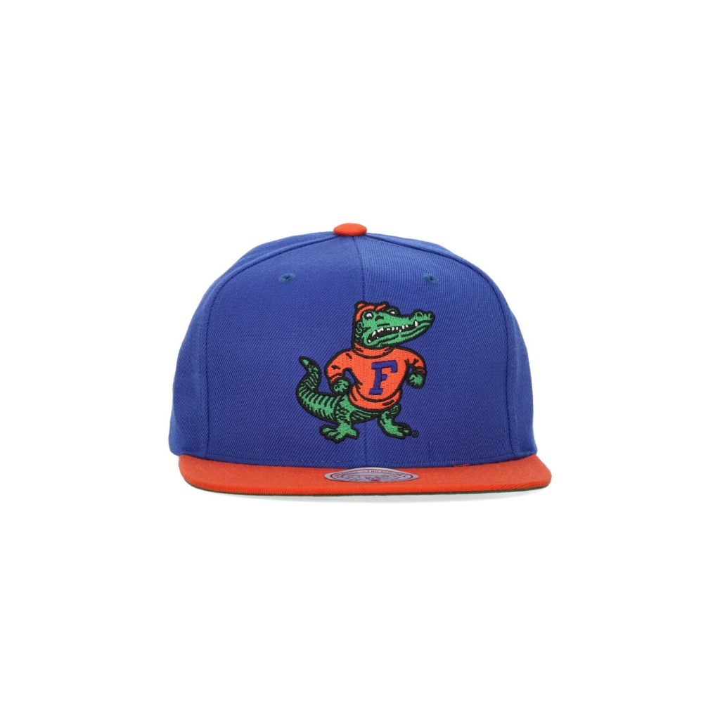 cappellino visiera piatta uomo ncaa team 2 tone 20 snapback flogat BLUE/ORANGE