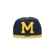 cappellino visiera piatta uomo ncaa team 2 tone 20 snapback micwol NAVY/YELLOW